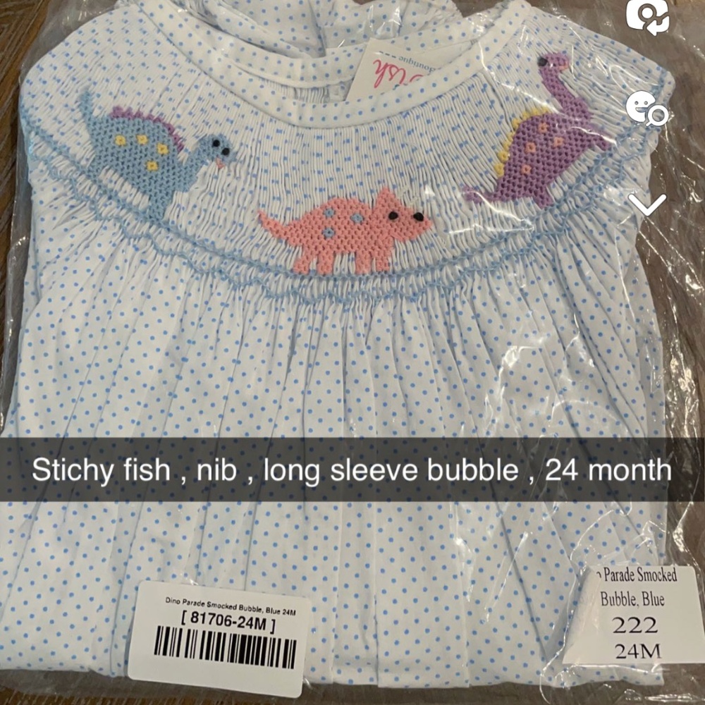 Stichy fish bubble